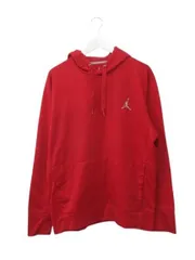 ナイキ NIKE ジョーダン JORDAN パーカー XL カットソー 裏起毛 フーディ ロゴ刺繍 レッド 赤 トップス