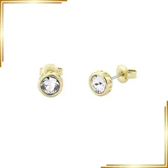 【新品】 Ted Baker (テッドベーカー) レディース Sinaa クリスタル サークル ピアス (ゴールド／クリスタル) 0