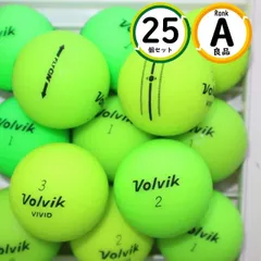 Aランク厳選 VOLVIK 混合 25球 傷ほぼなし・高品質 ロストボール 送料無料 25個 マットカラー グリーン 良品 sntのサムネイル