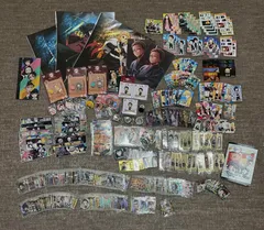 鬼滅の刃　グッズまとめ売り　大量　シール　ステッカー　カード等　非売品　ビックリマン　1番くじ