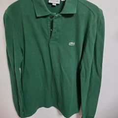 LACOSTE】ラコステ タイムラインクロック 鹿の子 長袖ポロシャツ 新品