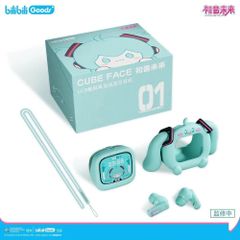 【新品】初音ミク × ビリビリ　限定ワイヤレスイヤホン cube face 日本未発売 タッチパネル付き 公式 ワイヤレスイヤホン 初音ミク