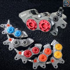 Adelin アデリン ブラック ブレーキキャリパーセット 4pot 新品未使用 Adelin アデリン ブラック ブレーキキャリパーセット 4pot 新品未使用