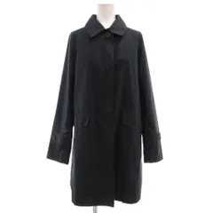 マッキントッシュフィロソフィー MACKINTOSH PHILOSOPHY スプリングコート ステンカラー 38 紺 ネイビー /NL ■IBO91
