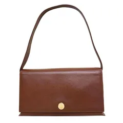 BURBERRY　バーバリー　バッグ　セミショルダー　ワンショルダー　肩掛け　レザー　ブラウン