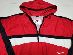 Nike ナイロンジャケット レッド/ブラック/山田涼介着用 - メルカリ