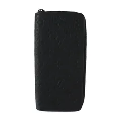 LOUIS VUITTON ルイ ヴィトン ジッピーウォレット ヴェルティカル 長財布 M69047 トリヨンレザー ブラック モノグラム エンボス ラウンドファスナー ビトン 