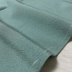 6172］色無地 上質ちりめん 一つ紋 二つ引き 正絹 着物 袷 - メルカリ