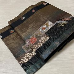 裄約68㎝ 美山紬 袷 - メルカリ