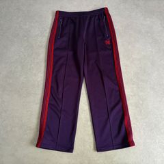 Needles ニードルス ZIPPED TRACK PANT XS パープル - メルカリ