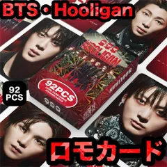 【BTS】Hooligan ARIRANG ロモカード＆ミニミニシール★92PCS★防弾少年団・ジン・ナム・ユンギ・ホビ・ジミン・テテ・ジョングク