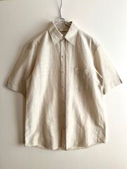AURALEE シルクリネン 半袖シャツ comoli 4 ベージュ - メルカリ