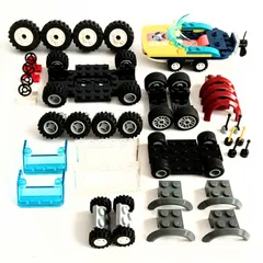 レゴ 正規品 中古 タイヤ(車7台分)・車部品 レゴブロック【管理番号：3757】のサムネイル