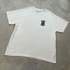 【未使用】現行品BURBERRYバーバリー　2025SS 前面ロゴTシャツ　L 未使用】現行品BURBERRYバーバリー 2025SS 前面ロゴTシャツ L - メルカリ