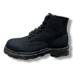 参考上代41800円 未使用 MIHARA YASUHIRO RHINE Canvas Boots キャンバス ブーツ ミハラヤスヒロ S14FW708 ブラック 43 28cm （6787M）