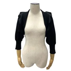 TO BE CHIC トゥービーシック W5F01-207-09 レディース ショート カーディガン ブラック サイズ M相当 正規品 / 54403のサムネイル