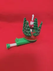 サンタ・イン・ザ・ツリー・スピナー スピナー プッシュスピナー サンタクロース ツリー Xmas ツリースピナー レトロ クリスマスのサムネイル