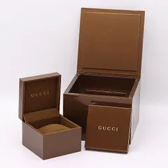 GUCCI時計　空箱　グッチ① GUCCI（グッチ） 箱 ケース 時計用 時計ケース GUCCI BOX 空箱 説明書