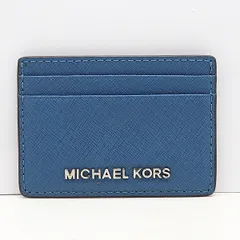 良品 マイケルコース カードケース レザー ブルーカラー ファッション ブランド小物 2000000 NSK MTM