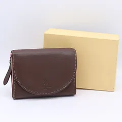 新品同様 箱付 COMME CA マカロン コインケース カードケース 財布 レザー ブラウンカラー  ファッション ブランド小物 2000000 NSK MST