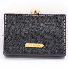 極美品 archive バーバリー ノバチェック がま口 二つ折り財布