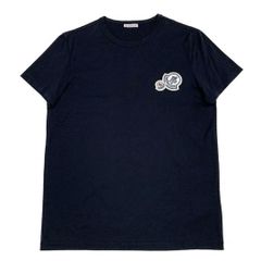MONCLER ワッペン Tシャツ ネイビー S 国内正規品 3S763 - メルカリ