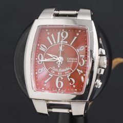 タイムセール‼️CITIZEN xC 電波ソーラー 赤文字盤 H330 新品電池 タイムセール‼️CITIZEN xC 電波ソーラー 赤文字盤 H330 新品電池