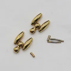 美品 グッチ チェンジベゼル 11/12 純正コマ 2コマ ゴールドカラー 8ｍｍ用 レディース腕時計 2000000 NSK MTM