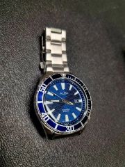 新品電池 BALENCIAGA クォーツ クロノグラフ 回転ベゼル ダイバー