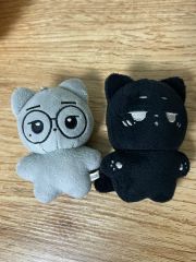 銀魂 銀猫 ヅラ猫 ストラップ ペア - メルカリ