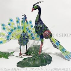 美品 joan baker designs 孔雀 ステンドグラス - メルカリ