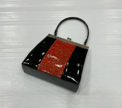 バック/美品/黒×朱/12758
