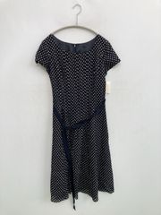 TOCCA 洗える 刺繍 ワンピース 2 ブルー 総柄 フレア Aライン 美品 TOCCA 洗える 刺繍 ワンピース 2 ブルー 総柄 フレア Aライン 美品