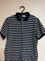yale ボーダー ポロシャツ ネイビー - メルカリ