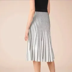 maje マージュ プリーツ ストライプ スカート 2(M) サイズのサムネイル