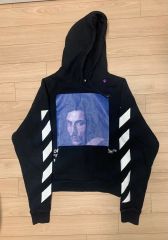 off-white ダイアゴナル ベルニーニ プリント スウェット パーカー S 