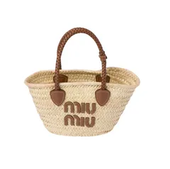MIUMIU ウーブンファブリック トートバッグのサムネイル