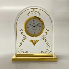 mikimoto(ミキモト) 小物美品  - クリア×ゴールド×マルチ 置時計(動作確認できず)/パール/クォーツのサムネイル