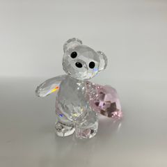 スワロフスキー クリスタル ベア ハート 置物 - メルカリ