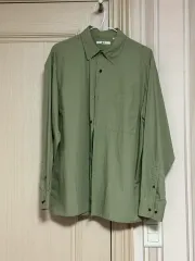 M ユニクロc シャツ グリーン
