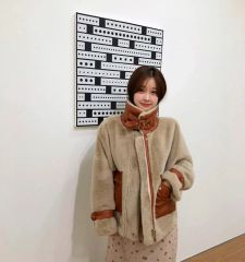 【希少・極暖】COACH コーチ ムートン×本革 トートバッグ ピンク裏地 希少・極暖】COACH コーチ ムートン×本革 トートバッグ ピンク裏地
