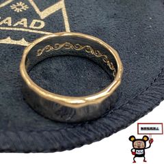 SAAD K18 サンシンボル シルバー 925 タタキ リング 24号 - メルカリ