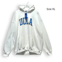 A2651/ 新品 UCLA カレッジ スウェット パーカー ホワイト SizeXLのサムネイル