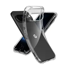 【新品】 ONES Pixel 10Pro / 10 ケース 用 HD全透明 【米軍MIL規格 超耐衝撃】 エアバッグ、滑り止めマットバンパー 画面 ・ レンズ保護、ストラップホール 薄型 超軽量 衝撃吸収 HQ・TPU クリア カバー 1