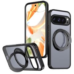 [신품] 적용 Google Pixel용 케이스 (블랙, Pixel 9/9 Pro/10/10 Pro 적용) 스탠드 기능 첨부 경박 0