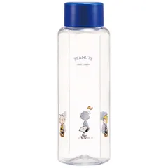 スケーター(Skater) 持ちやすい 六角形 水筒 プラスチック 350ml ブロー ボトル 大人 キッズ 子供 直飲み 透明 スヌーピー 軽量 こども おしゃれ クリア マイボトル PDH4-A