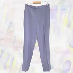 BEAUTY&YOUTH UNITED ARROWS　ビューティーアンドユース　スラックス　ラベンダー　レディース　パンツ　ズボン　ポケット　センタープレス
