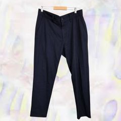 ZARA women's navy slacks with pockets, EUR34 USA44, chino pants, trousers, plus sizes available.