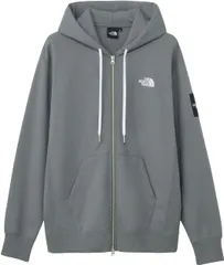 ノースフェイス パーカー スウェット Square Logo Full Zip ユニセックス 大人 アウトドア カジュアル 快適 ストレッチ 裏毛 ロゴデザイン