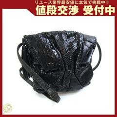 JRA クロコダイル ワニ革 特殊加工 リボン型 デザイン ショルダー 
